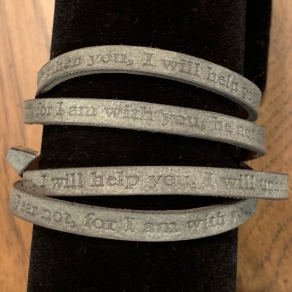 Good Work(s) Leather Wrap Bracelet